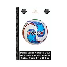 Delux Serisi Kampüs Okul Hobi Ft-3400 Prof.hybrıd Futbol Topu 4 No 410 Gr Çok Renkli