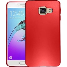 Samsung Uyumlu Galaxy A7 2016(A710) Arka Kapak Silikon Kılıf + Temperli Cam Ekran Koruyucu