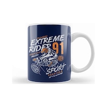 Motorbike Extreme Rider Kupa Bardak Porselen Karışık