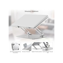 Full Alüminyum Ayarlanabilir Ergonomik Laptop Standı 10-17 İnç