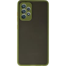 Ilkeshop Newface Samsung Galaxy Uyumlu A72 Kılıf Montreal Silikon Kapak - Yeşil