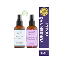 Biberiye Suyu Ve Lavanta Suyu Seti - Doğal Biberiye Saç Toniği Seti 2x100ml