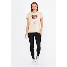 Brz Collection Baskılı Kadın T-Shirt
