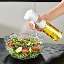 Cam Yağ Sprey Şişesi 200ml Püskürtmeli Yağdanlık, Cam Gövde, Airfryer, Fırın Ve Diyet Yemekler İçin Yağ Püskürtücü Şişe