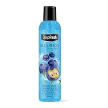 Peeling Etkili Arındırıcı Duş Jeli Yaban Mersini 400 Ml Açık Mavi