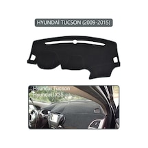 Hyundai Tucson 2009-2015torpido Koruma Halısı Gri Kenar