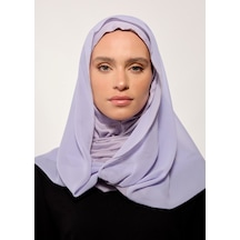 Mayovera Şifonlu Şal - Gri