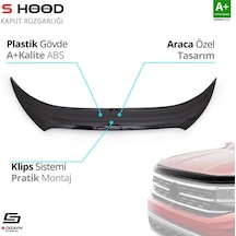 S-dizayn Hyundai İx35 Abs Plastik Kaput Rüzgarlığı 2011 Üzeri A+kalite