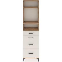 Arges Dolap 3 Raflı 4 Çekmeceli 60x30x221 Çam-aytaşı Atlas Çam