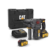 Cat DX21 18Volt 4.0Ah 2.2J Li-ion Çift Akülü Şarjlı Kömürsüz Profesyonel Sds-Plus Pnömatik Kırıcı/Delici