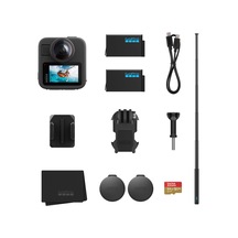 Gopro Max2 + Aksesuar Paketi - 4ft 1,2 M Uzatma Kutbu, 2 1960mah Enduro Pil, 64 Gb Sandisk Microsd Kart İçerir