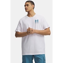 Under Armour Blur Logo Erkek Tişört BEYAZ