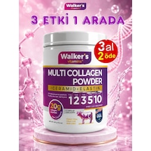 Walker's Vitamins %100 Saf Ve Doğal Ceramide, Elastin, Cranberry, İçeren Çift Hidrolize Kolajen - Collagen