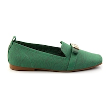 Bambi Yeşil Kadın Loafer Ayakkabı K01327020382 Yeşil