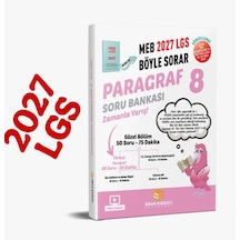 Sinan Kuzucu Yayınları 2027 8. Sınıf Lgs Paragraf Soru Bankası