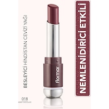 Flormar Saten Dokulu Stick Ruj - Prime N Lips Lipstick - 018 Berry Chocolate- 8690604364497