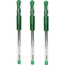 Uniball Signo Needle 0.38 İğne Uçlu Jel Kalem Çim Yeşili Üç Adet