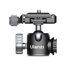 U-80l Arca Side Cold Shoe Ball Head Tripod Başlığı Siyah