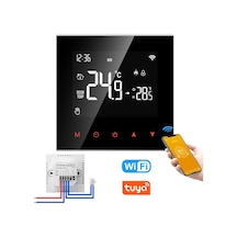 Yifomall Akıllı Wifi Termostat - Tuya Uyumlu, Ses Kontrollü, Programlanabilir, Lcd Ekranlı, Alexa/google Home Destekli Wt100-3a