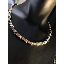 Vog Xuping Tiffany&co Vip Kadın Micro Kaplama Taşlı Sevgiliye Eşe Çelik Kolye
