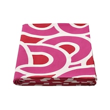 Ikea Sötrönn Masa Örtüsü 145 X 240 Cm Beyaz - Pembe - Kırmızı Çok Renkli