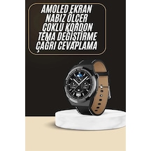 Çoklu Kordon Hediyeli Akıllı Saat Çağrı Cevaplama Müzik Dinleme Dokunmatik Ekran