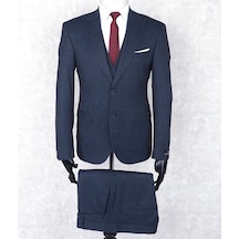 Jan Carlucci Slimfit Yelekli Drop 6 Takım-Lacivert