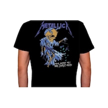 Metallica Skull Kuru Kafa Tişört Unisex T-shirt 001
