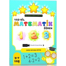 Yaz-sil Matematik Öğren Silinebilir Kalem