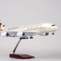 Etihad Airways A380 Yolcu Uçağı Model Uçak 1/160 Ölçek 46cm