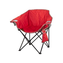 Igrıll New Grande Kırmızı Katlanır Kamp Sandalyesi Kitap & Gazete Cepli - 130kg