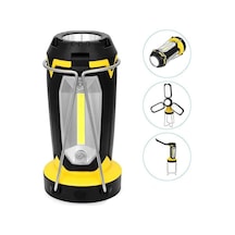 Kamp Lambası Ledli Usb Şarjlı Sarı - Siyah