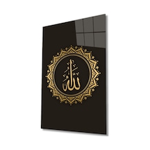 Miyrem Glasses Collection -a1^ Allah Lafzı Dini Islami Cam Tablo