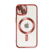 Apple İphone 14 Plus Kılıf Kross Magneticsafe Kapak - Kırmızı Standart