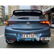Opel Astra K 2015-2021 Egzoz Görünümlü Difüzör Plastik Boyalı