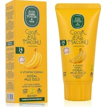 Doğal Muz Özlü Çocuk Diş Macunu 17 Adet 60 Ml, Rosie Hediye