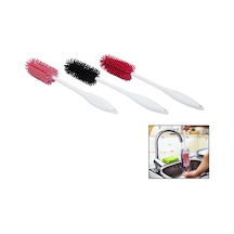 Şişe - Biberon Temizleme Fırçası Silikon Termos - Sürahi - Kavanoz - Kettle - Matara Bx40