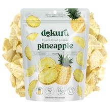 Dokuru Ananas Kuru Meyve Cipsi Dondurularak Kurutulmuş Ananas 15 G