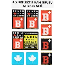 Çınar Extreme B Rh+ Pozitif Kaskımı Çıkartma Yazılı 7 Parçalı Reflektif Kan Grubu Sticker Seti Çınar Extreme B Rh+ Pozitif Kaskımı Çıkartma Yazılı 7 Parçalı Reflektif Kan Grubu Sticker Seti