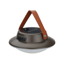 Jian Fan Taşınır Kanca Güneşkamp Lambası Acil Su Geçilmez Lamba-kahverengi Kahverengi