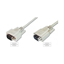 VGA Monitör Kablosu, HD15 Erkek - HD15 Erkek, 3 metre, AWG 28, 3