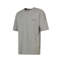 New Balance Lifestyle Erkek Gri Günlük Stil T-shirt Mnt1528-ag 1714147 Gri