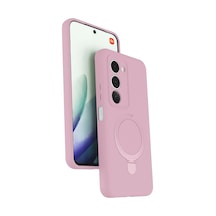 Muratech Newface Xiaomi Redmi 15 4g Regal Magsafe Standlı Kapak - Açık Pembe