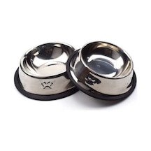 Paslanmaz Çelik Metal Mama Kabı 18 Cm.