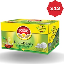Doğuş Karadeniz Demlik Poşet Çay 100'lü - 12 Adet