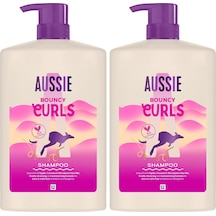 Aussie Bouncy Curls Dalgalı Ve Kıvırcık Saçları Arındıran Ve Nemlendiren Şampuan 1000ml 2 Paketi
