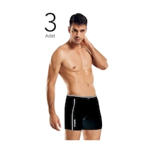 3'lü Paket Modal Erkek Boxer Siyah