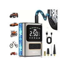 Willowhaven Kablosuz Dijital Ekranlı Multifonksiyonel Elektrikli Hava Pompası Araba Motosiklet Bisiklet