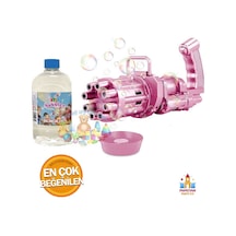 Köpük Makinesi Bubble Machine Tabanca - Pilli Ve Köpüklü Oyuncağıyla Eğlence Dolu Anlar