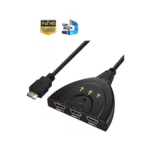 Hdmi Çoklayıcı Çoğaltıcı Switch 3 Giriş 1 Çıkış Çoklama Hdmi